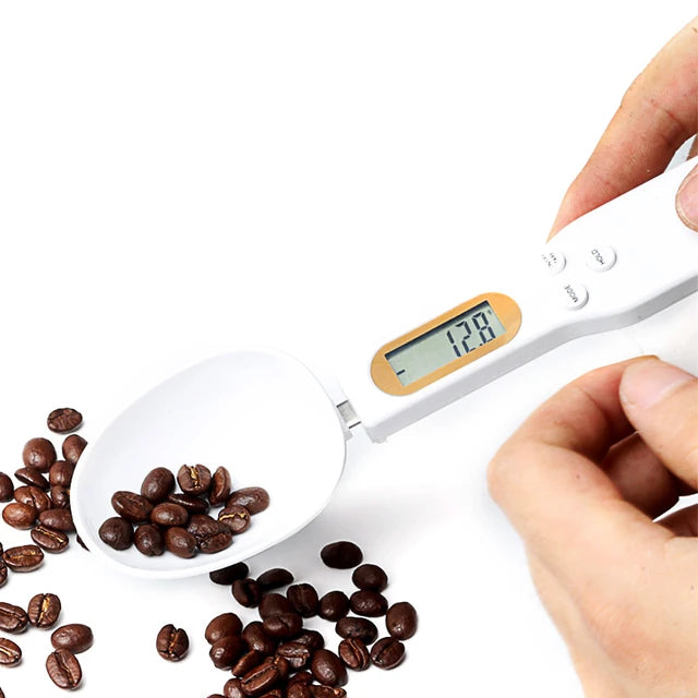 Portable LCD Digital Kitchen Scale Measuring Spoon Coffee Sugar Gram Electronic Spoon Weight Volumn Food Scale