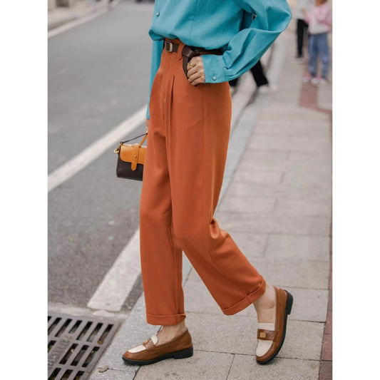 Women Pants High Waist Beige Black Pants For Women Office Wear Streetwear Pants Spring Fashion Women Trousers