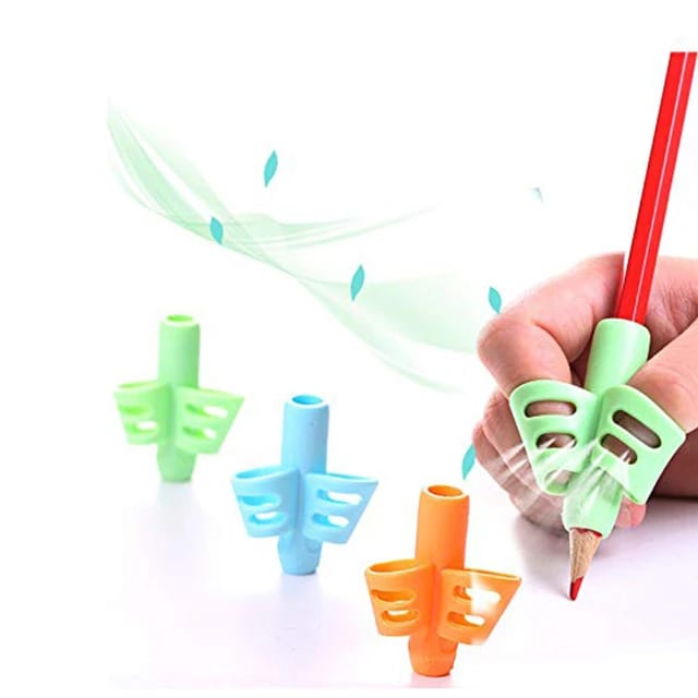 Pencil Grips - Children Pen Writing Aid Grip Set Posture Correction Tool for Kids Preschoolers Children,Hollow Ventilation