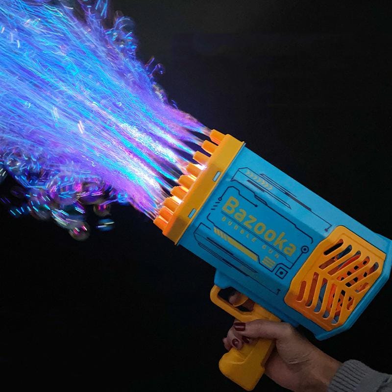 Bubble Machine Gun for Kids, Popular 69 Holes Rocket Bubble Maker,TIK Tok Bubble Gun Children's Toys Gifts for Adults Children Playing and Indoor Outdoor Party Wedding