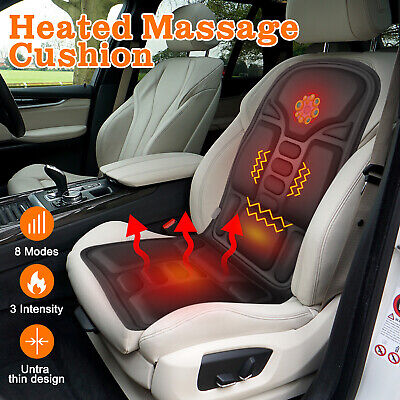 Vibrating Back Massager for Pain, Massage Chair with heat, 10 Vibration Motors Massage Chair pad for Release Stress and Fatigue for Home Office Chair