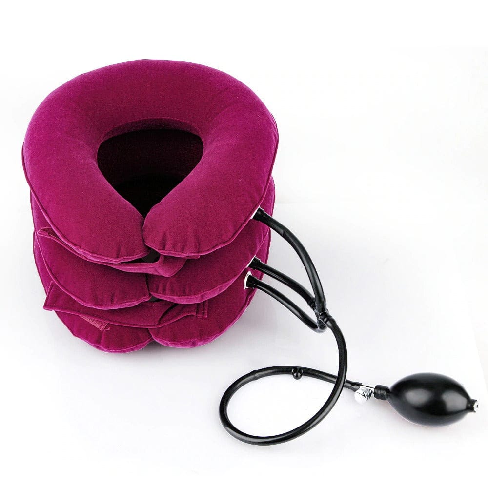 Inflatable Collar Collar Collar Strainer Cervical Vertebrae Air Tube Lighting Half-Care PVC Shoulders Neck Support Pillow