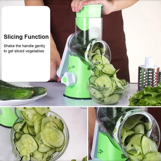 Cheese Grater Mandoline Slicer Salad Chopper Cheese Shredder Spiralizer Vegetable Slicer Nut Chopper