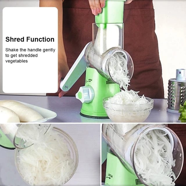 Cheese Grater Mandoline Slicer Salad Chopper Cheese Shredder Spiralizer Vegetable Slicer Nut Chopper