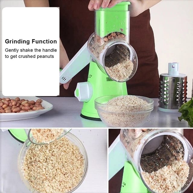 Cheese Grater Mandoline Slicer Salad Chopper Cheese Shredder Spiralizer Vegetable Slicer Nut Chopper