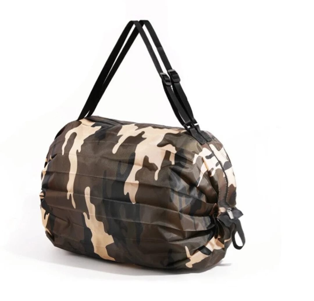 Double Loop Eco Bag, Large Capacity, Foldable