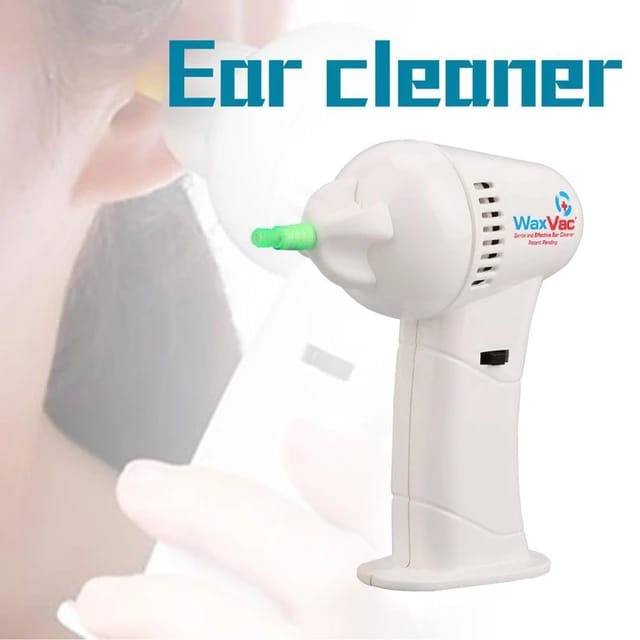 Portable Size Electronic Ear Vacuum Cleaner Ear Wax Vac Removal Safety Body Health Care with Soft & Safety Head