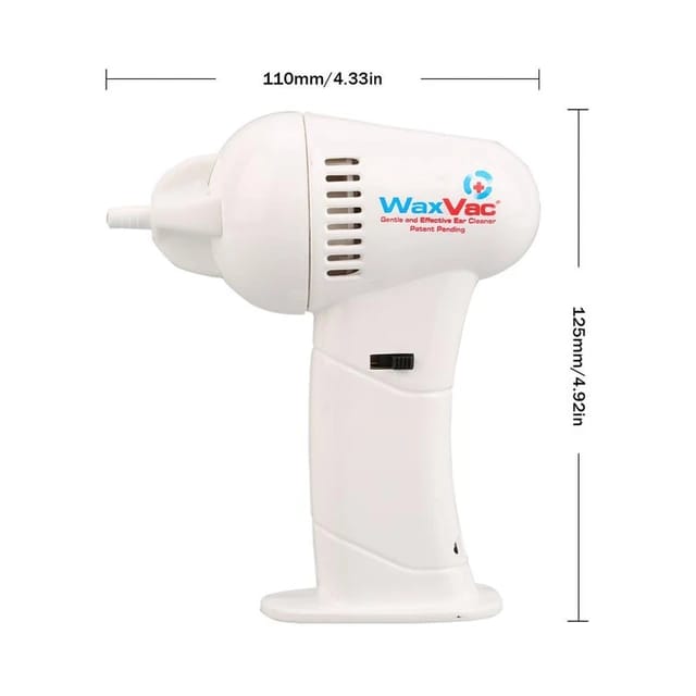 Portable Size Electronic Ear Vacuum Cleaner Ear Wax Vac Removal Safety Body Health Care with Soft & Safety Head