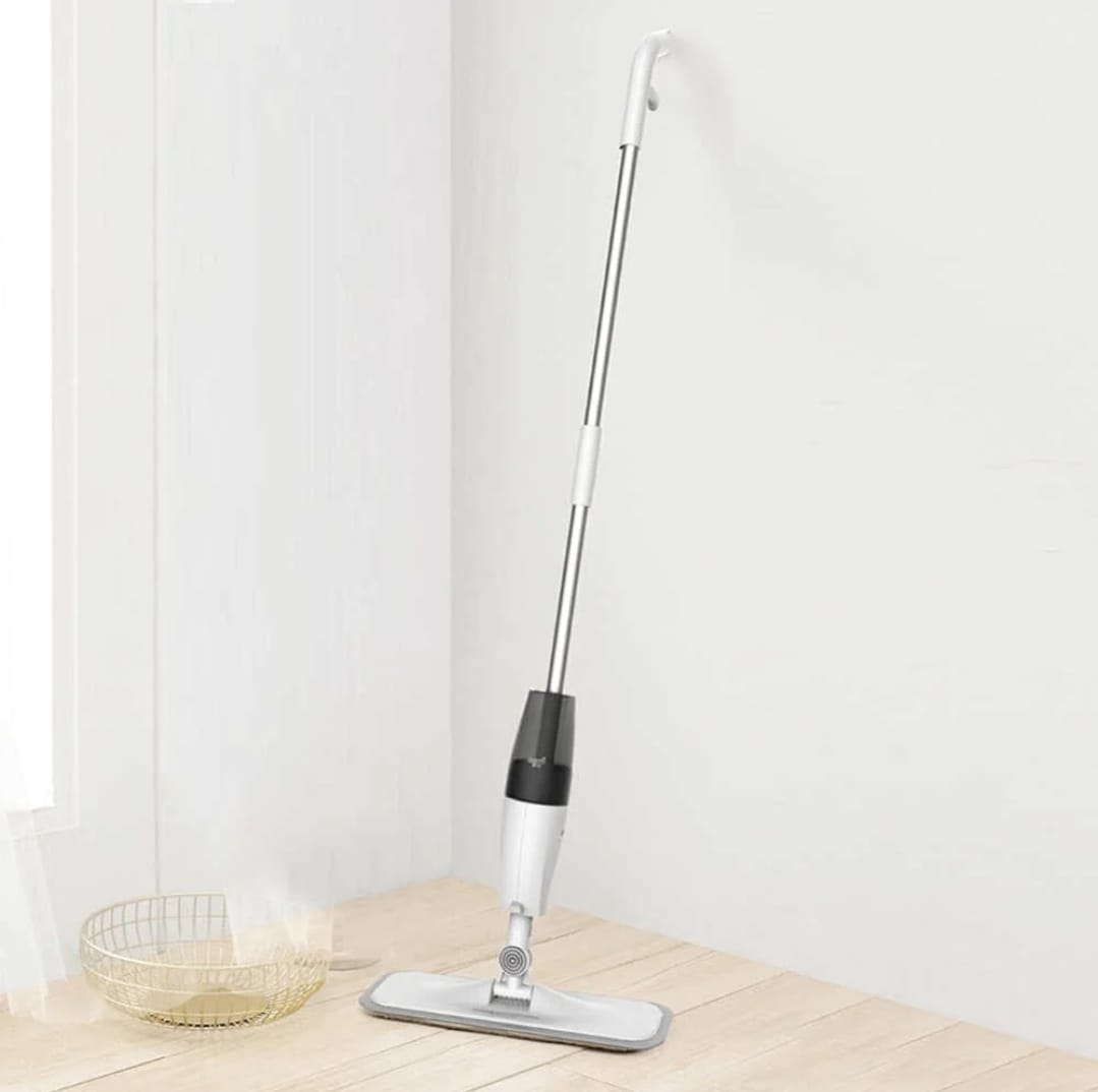 Deerma TB500 Spray Mop 360º Xiaomi Eco-System Floors with Polish Water. Mop with Carbon Fiber Dust Collector Excellent in Home Cleaning, White