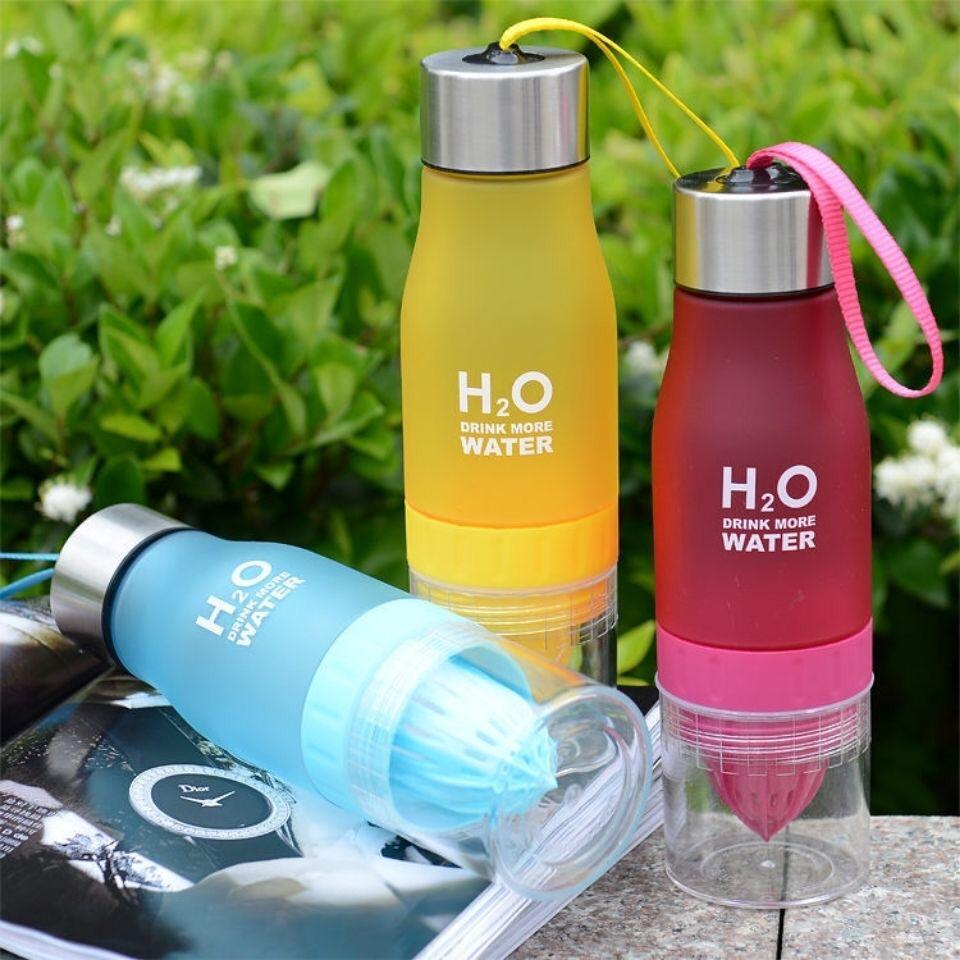 TOEE Electric Kettle 650ml Lemon Juice Water Bottle Fruit Infuser Drinkware Sport Shaker Cute Water Drinking Bottles BPA Free Tomato Waterbottle