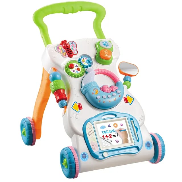 Multifunction Handheld Baby Walker Stroller Activity Music Baby Activity Walker