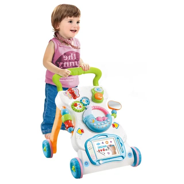 Multifunction Handheld Baby Walker Stroller Activity Music Baby Activity Walker