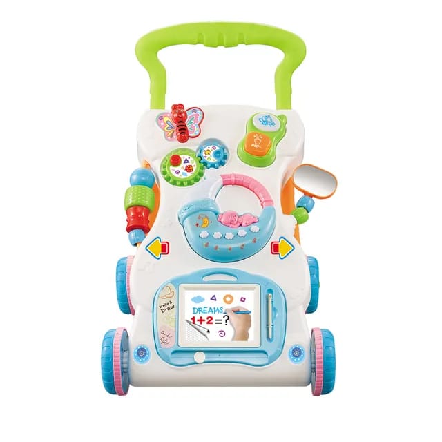 Multifunction Handheld Baby Walker Stroller Activity Music Baby Activity Walker