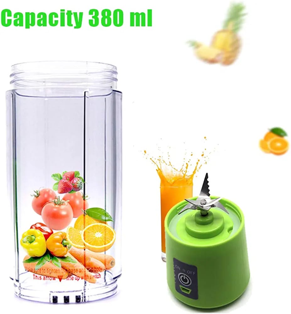 Portable Blender Mixer Rechargeable Blender Smoothie Single Served USB Electric Safety Juicer Cup Shakes and Smoothies Blender USB Charging Sport Mini Juice Maker