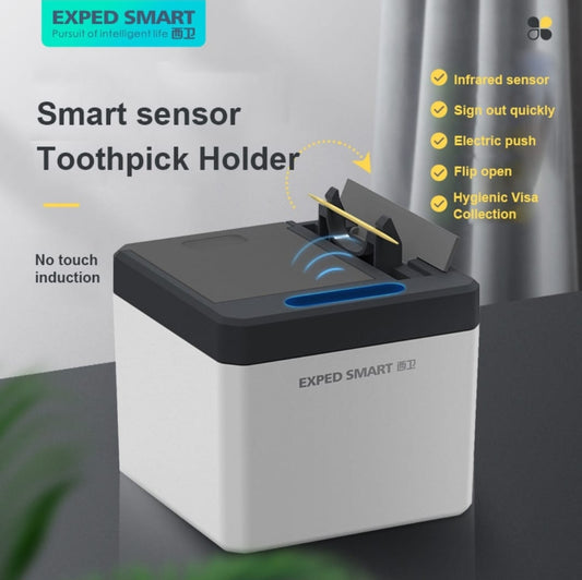 Intelligent sensor toothpick box, automatic pop-up electric toothpick holder, toothpick dispenser, infrared sensor toothpick boxï¼Å’Toothpick storage box