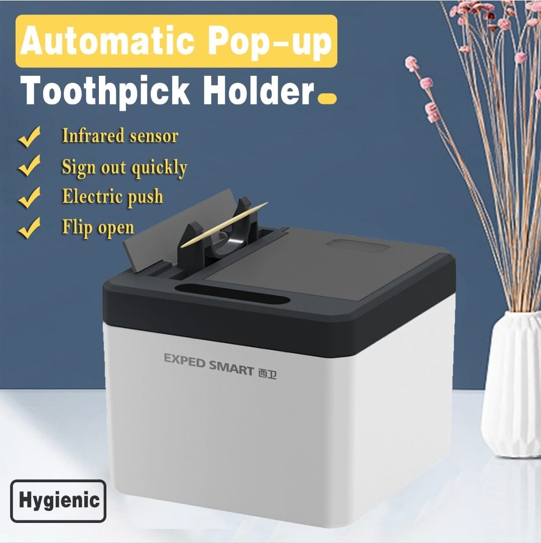 Intelligent sensor toothpick box, automatic pop-up electric toothpick holder, toothpick dispenser, infrared sensor toothpick boxï¼Å’Toothpick storage box