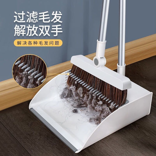 Aiglam Broom and Dustpan Set with Brush