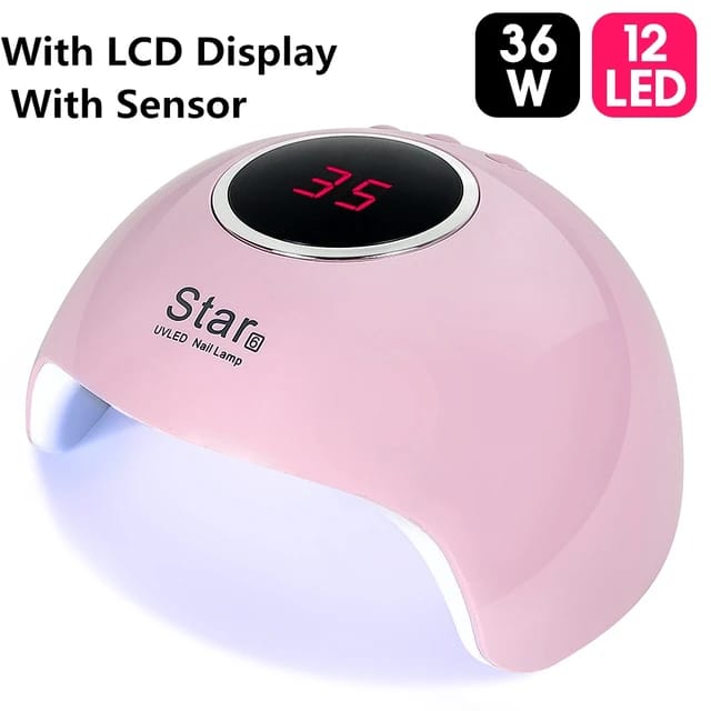 Star 6 UV Lamp Nail Dryer Pro UV LED Gel Nail Lamp Fast Curing Gel Polish Ice Lamp For Nail Manicure Machine