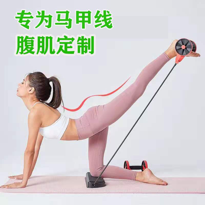 Revoflex Core Double AB Roller Exercise Equipment,Professional Ab Wheel Roller Supports,Abdominal Workout Machine