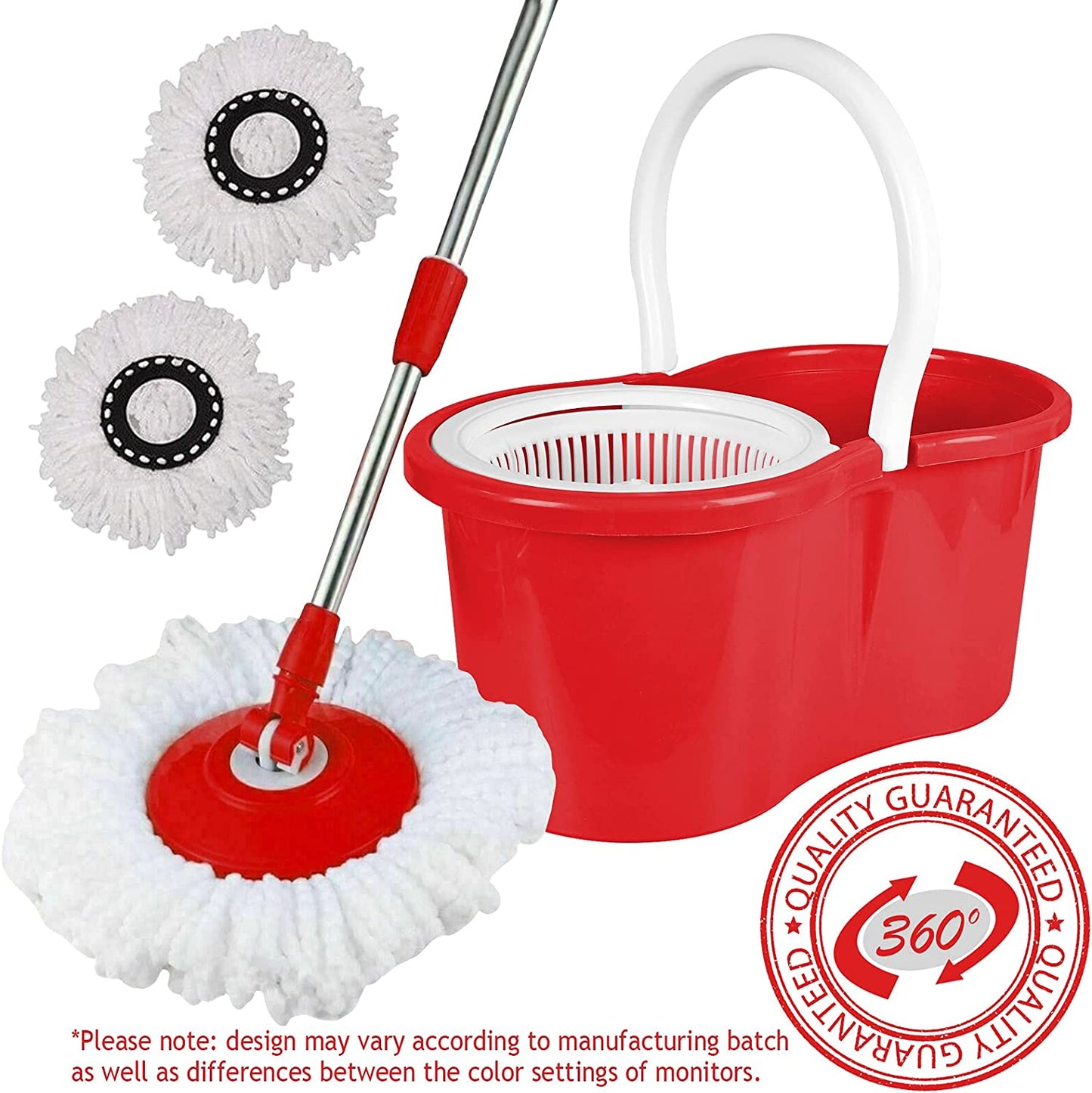 Mop Floor Cleaner with Spin Bucket 360 Rotation