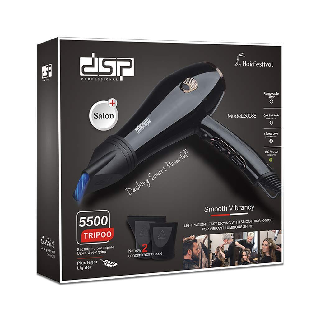 POLITUN Salon Pt-v2 - 4in1 Hair Dryer - 5000W - Black