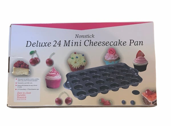 Nonstick Deluxe 24 Mini Cheesecake Pan