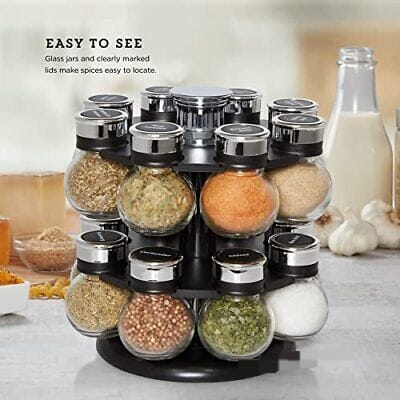 Revolving Plastic Round Spice Rack