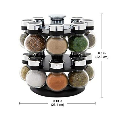 Revolving Plastic Round Spice Rack