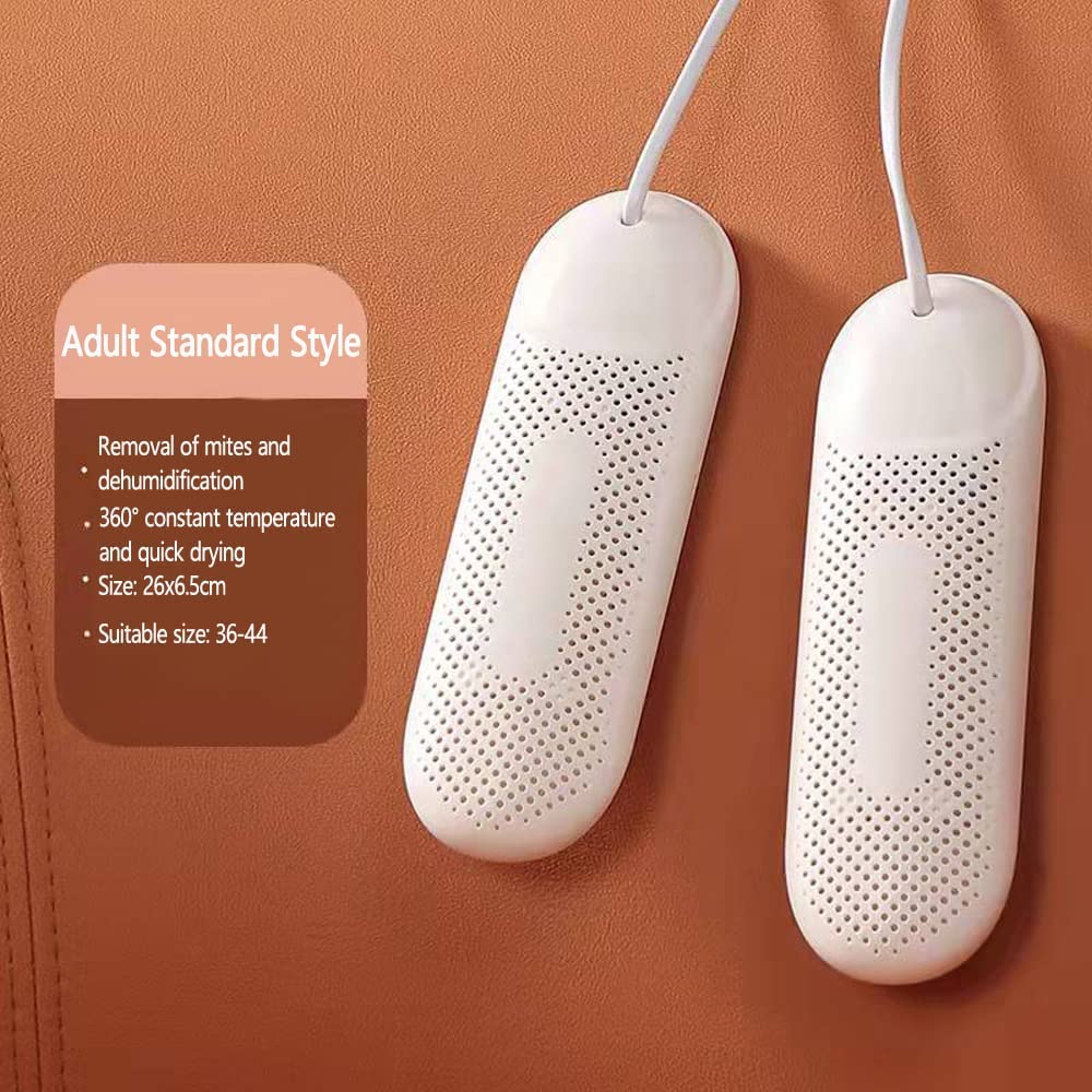 Household boot dryer, domestic shoe dryer drying with timing function of louver air freshener for the home (white)